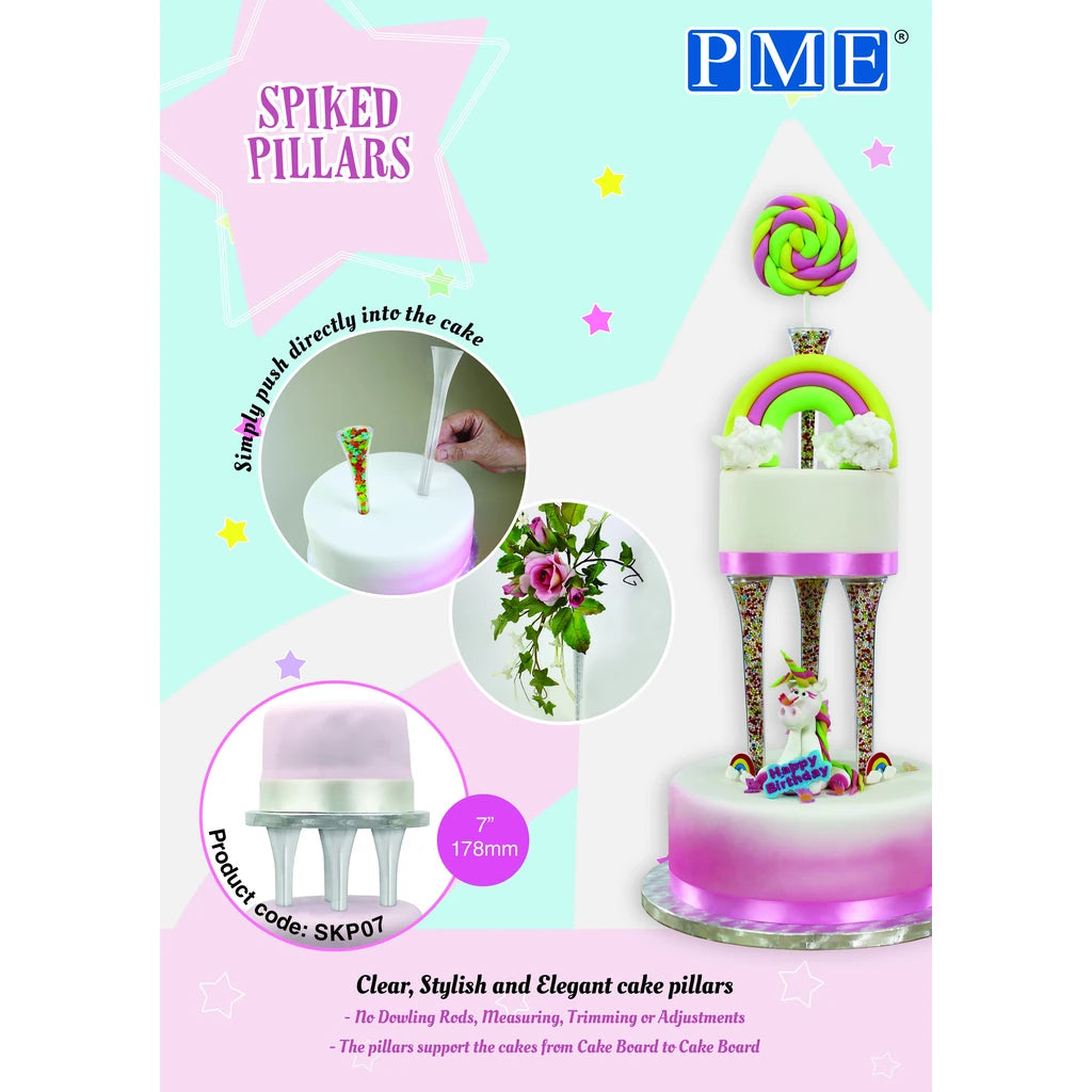 PME Spiked Pillars SKP07, 17,8 cm – produktinformasjon og brukseksempler