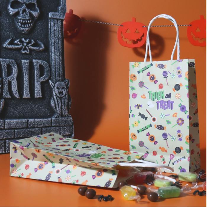 Gaveposer i papir -Trick or Treat- pk/4