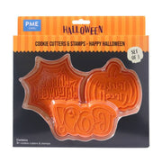 pme utstikker og stamps happy halloween