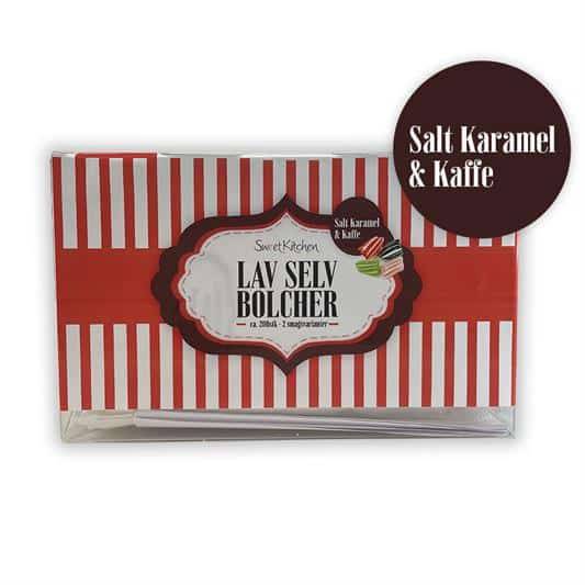 produktpakke til å lage drops med smak av salt karamell og kaffe