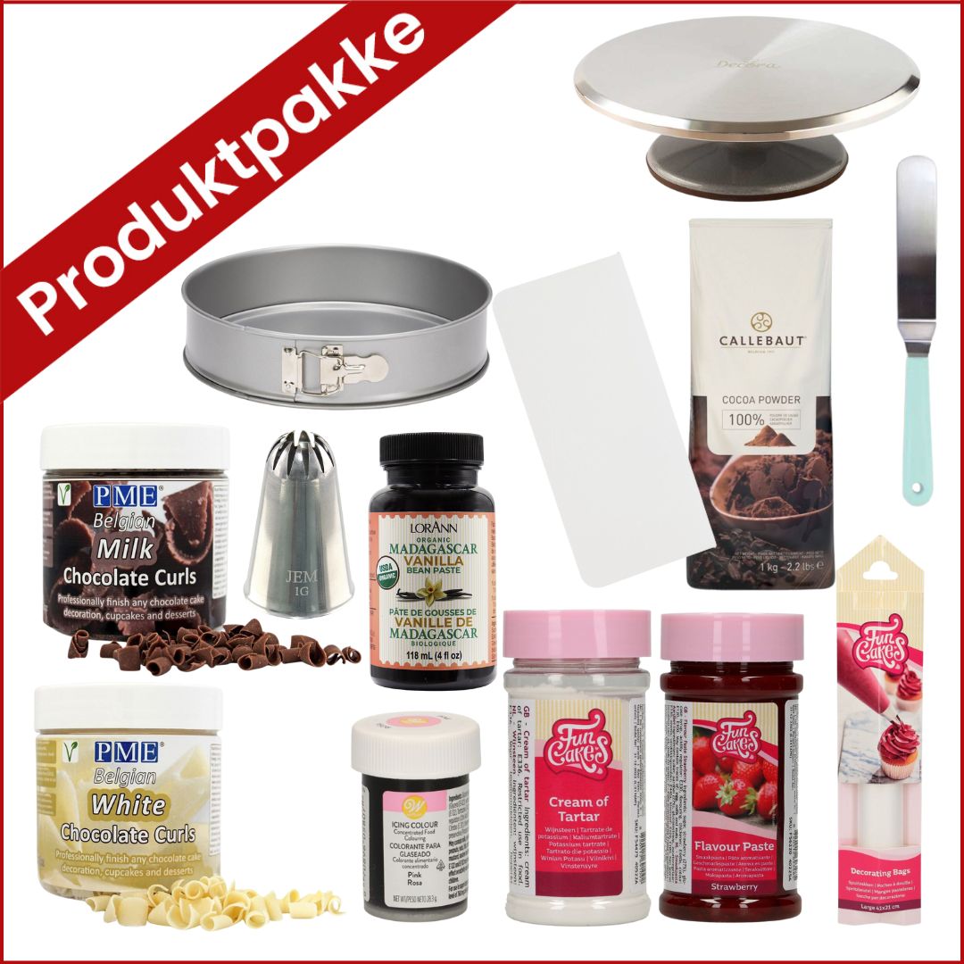Produktpakke til å lage Neapolitankake