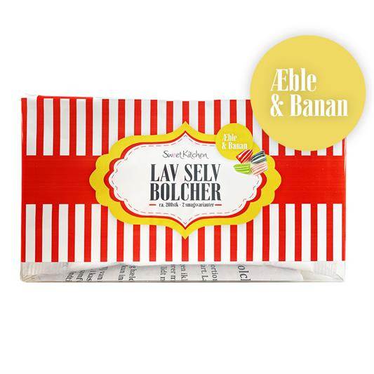 produktpakke til å lage drops banan og eple
