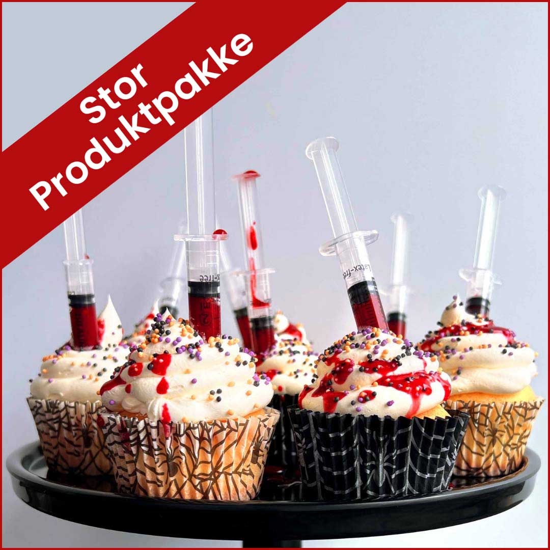 produktpakke blodige cupcakes stor