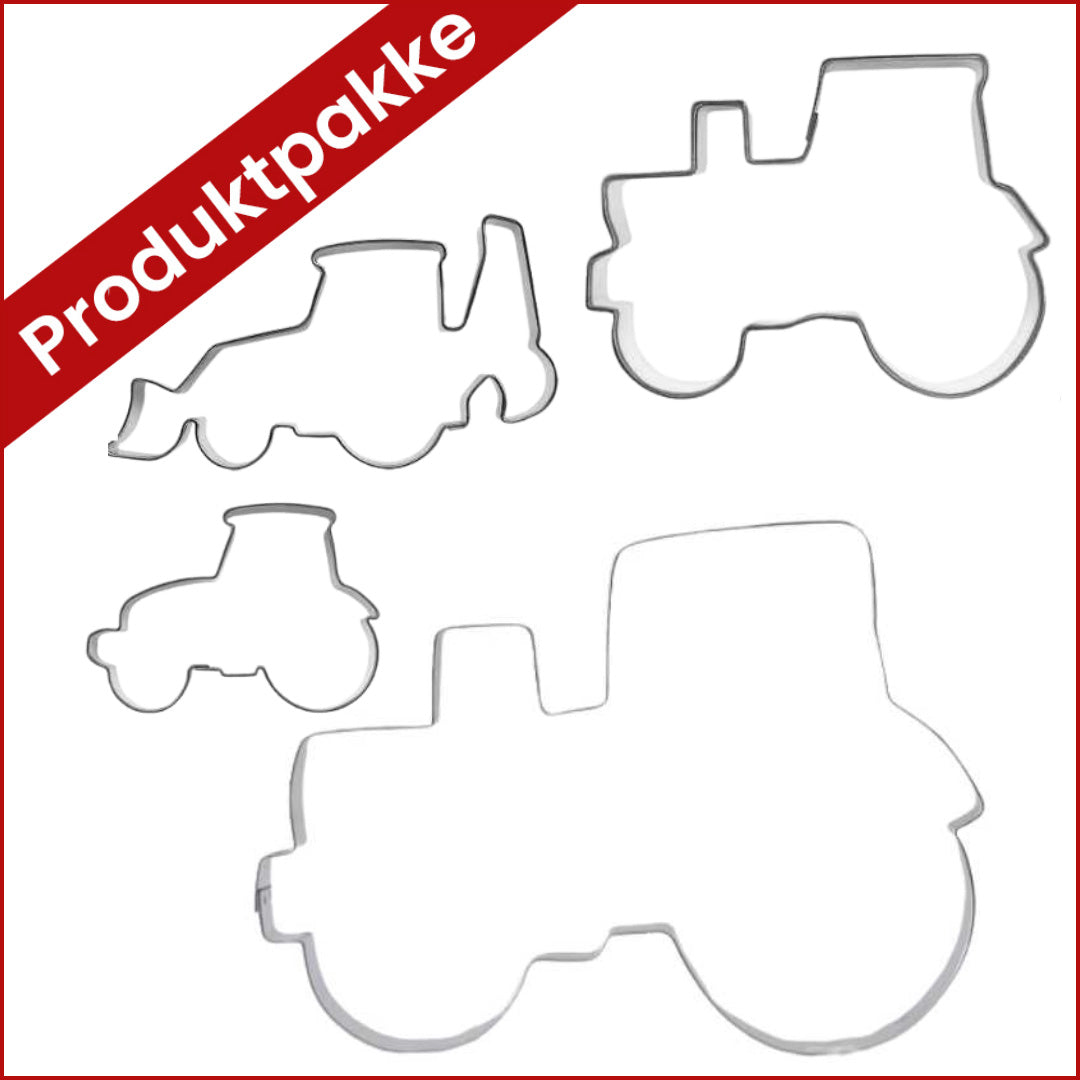pepperkakeform traktor sett
