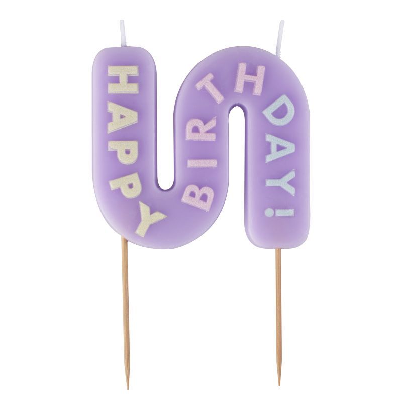 Happy birthday bølge kakelys ginger ray
