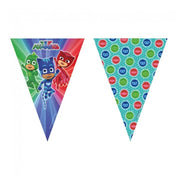 Pysjheltene flaggbanner, 9 flagg – produktvisning