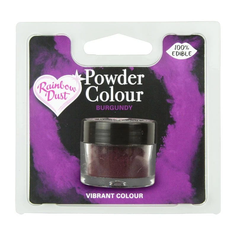 Rainbow Dust Pulverfarge - Burgundy, 2g – view 2