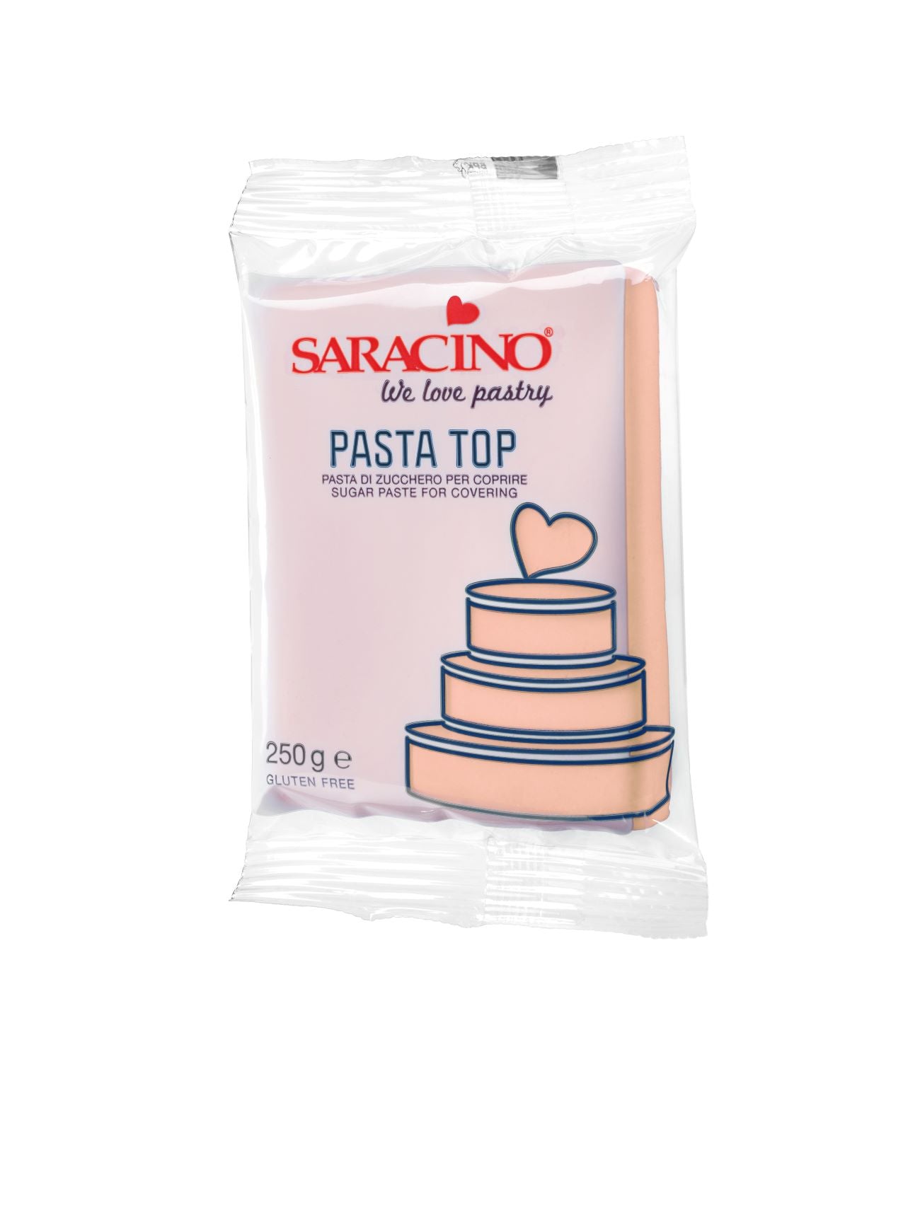 Saracino Top Paste Fondant -Rosebeige- 250g