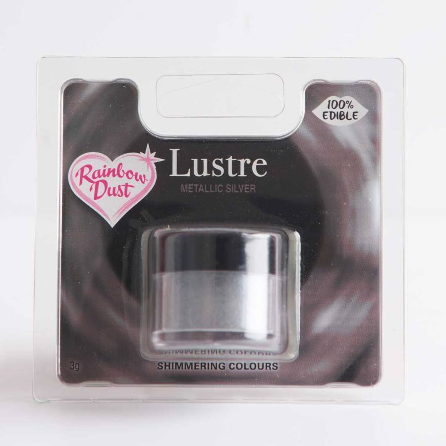 rd spiselig glitter lustre metallic silver