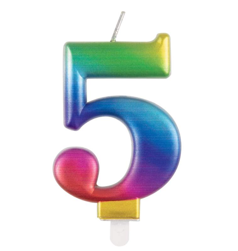 regnbue nummerlys 5