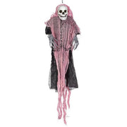 rosa skjelett dekorasjon til halloween