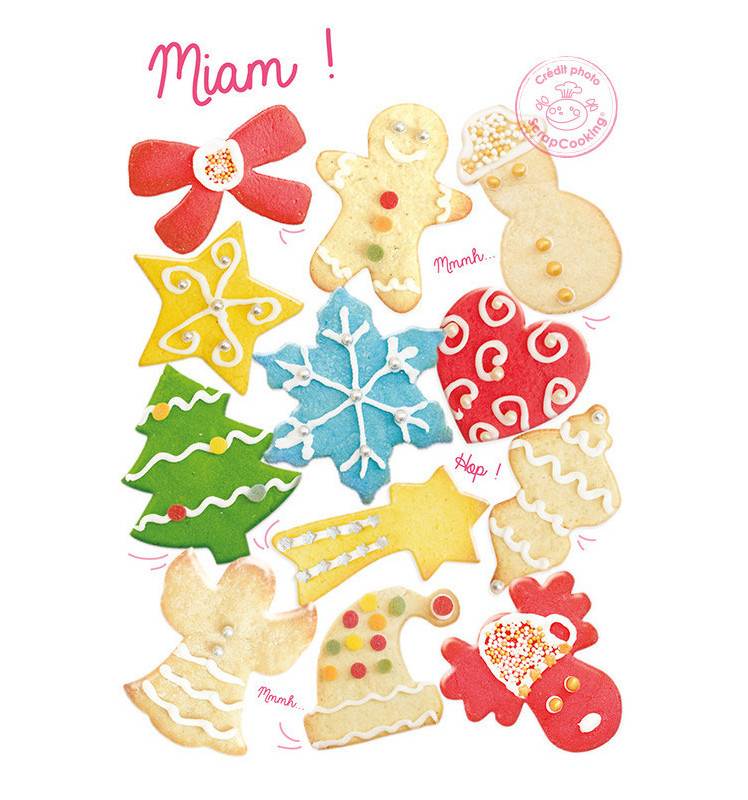 ScrapCooking Multi kjeksutstikker -Jul-