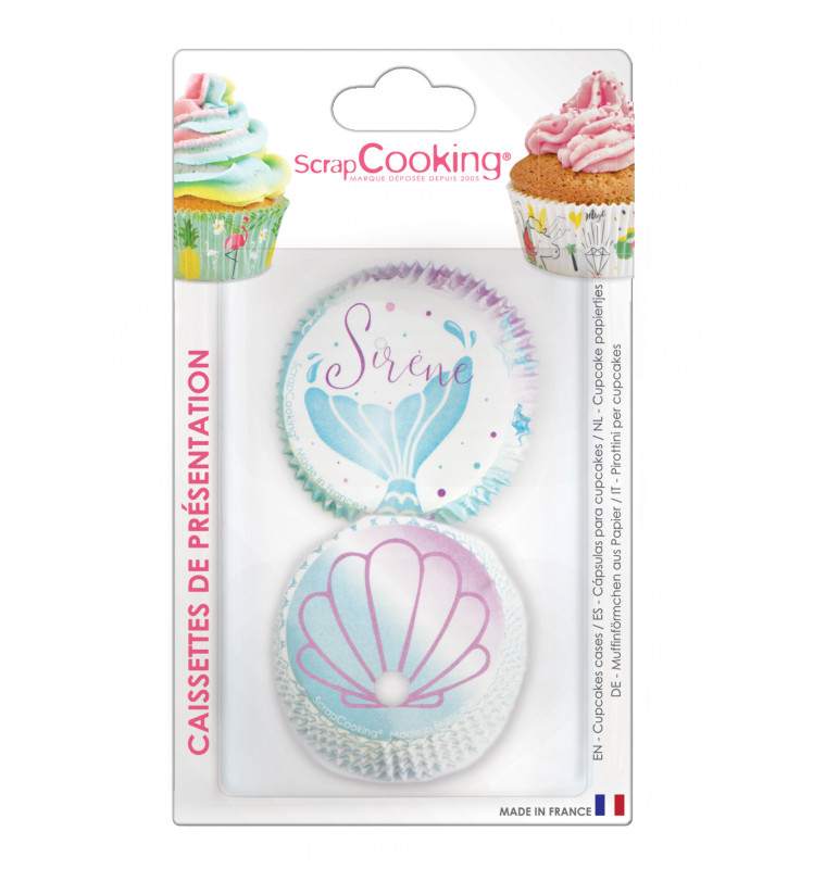 ScrapCooking Muffinsformer, Havfrue pk/36