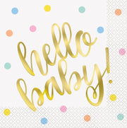 servietter hello baby
