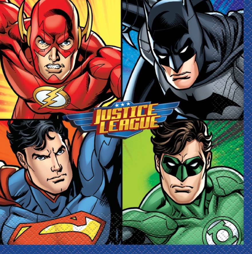servietter justice league
