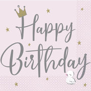 servietter svane happy birthday