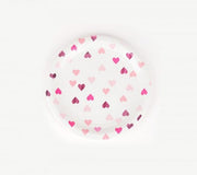 Papptallerken -Hjerter- 23cm, pk/8