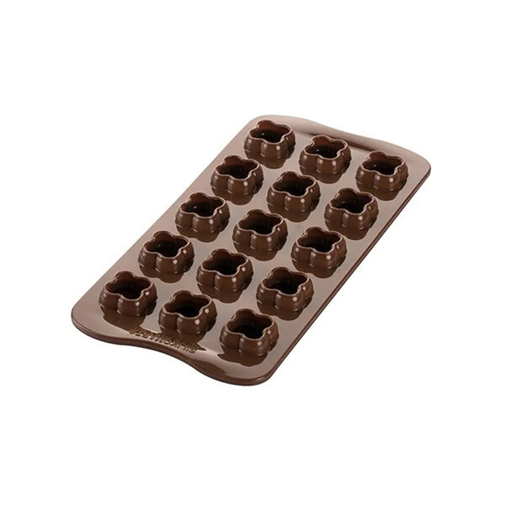 Silikomart Choco Game konfektform med 15 hulrom