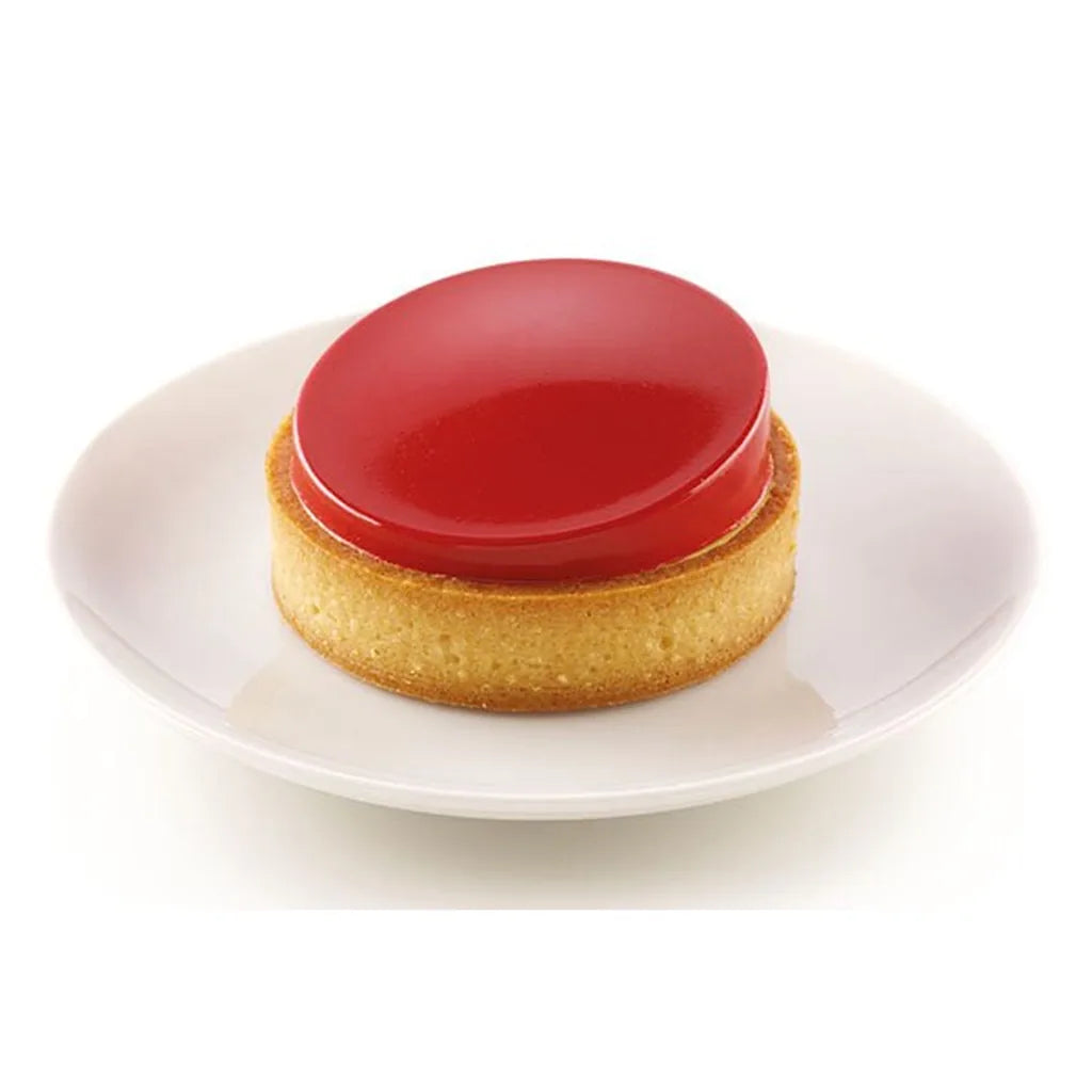 Ferdig Mini Tarte Glam-terte med blank rød glasur