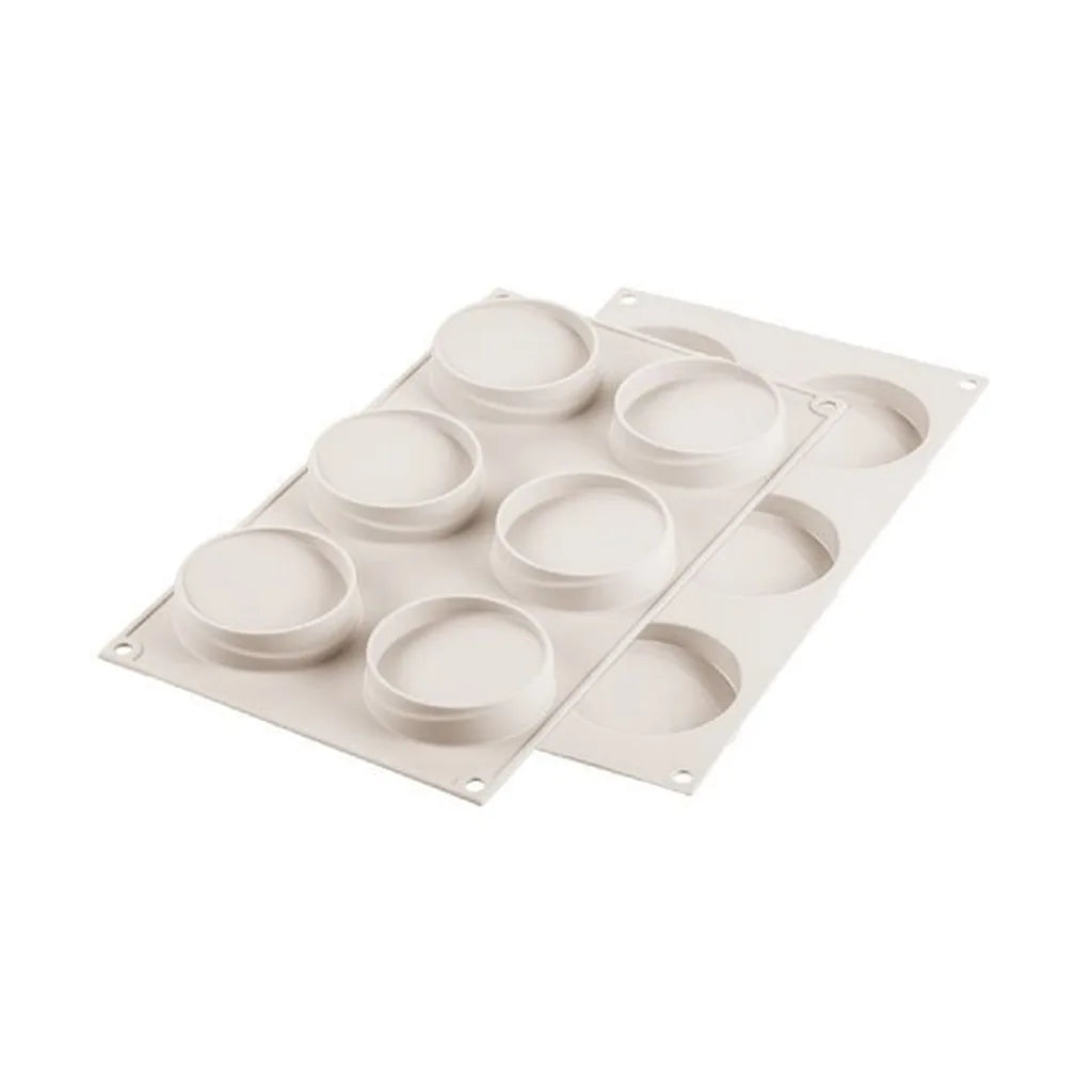 Silikomart Mini Tarte Glam silikonform med seks runde hulrom