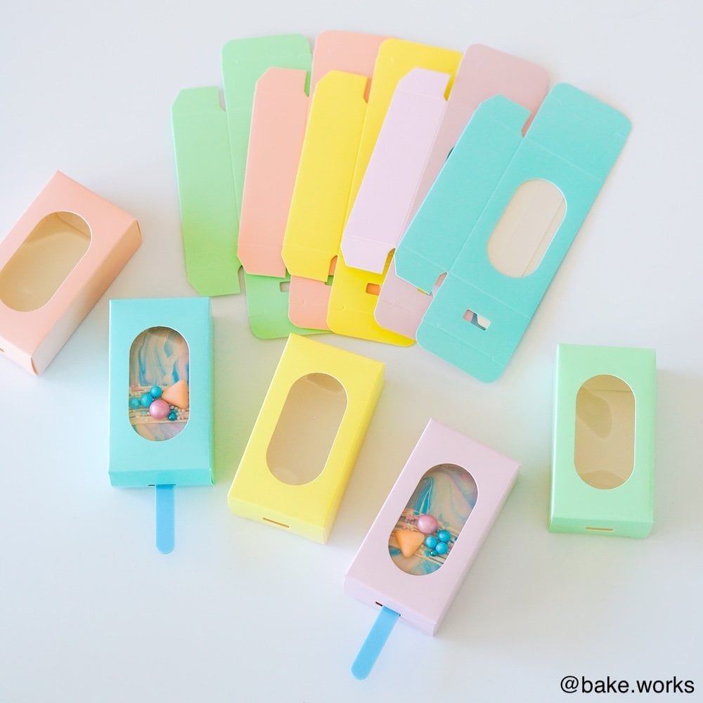 Cakesickles boks pastell