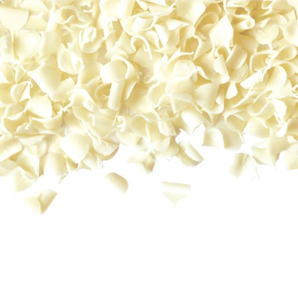 Sjokoladekrøller, Hvit sjokolade, 1kg – produktbilde