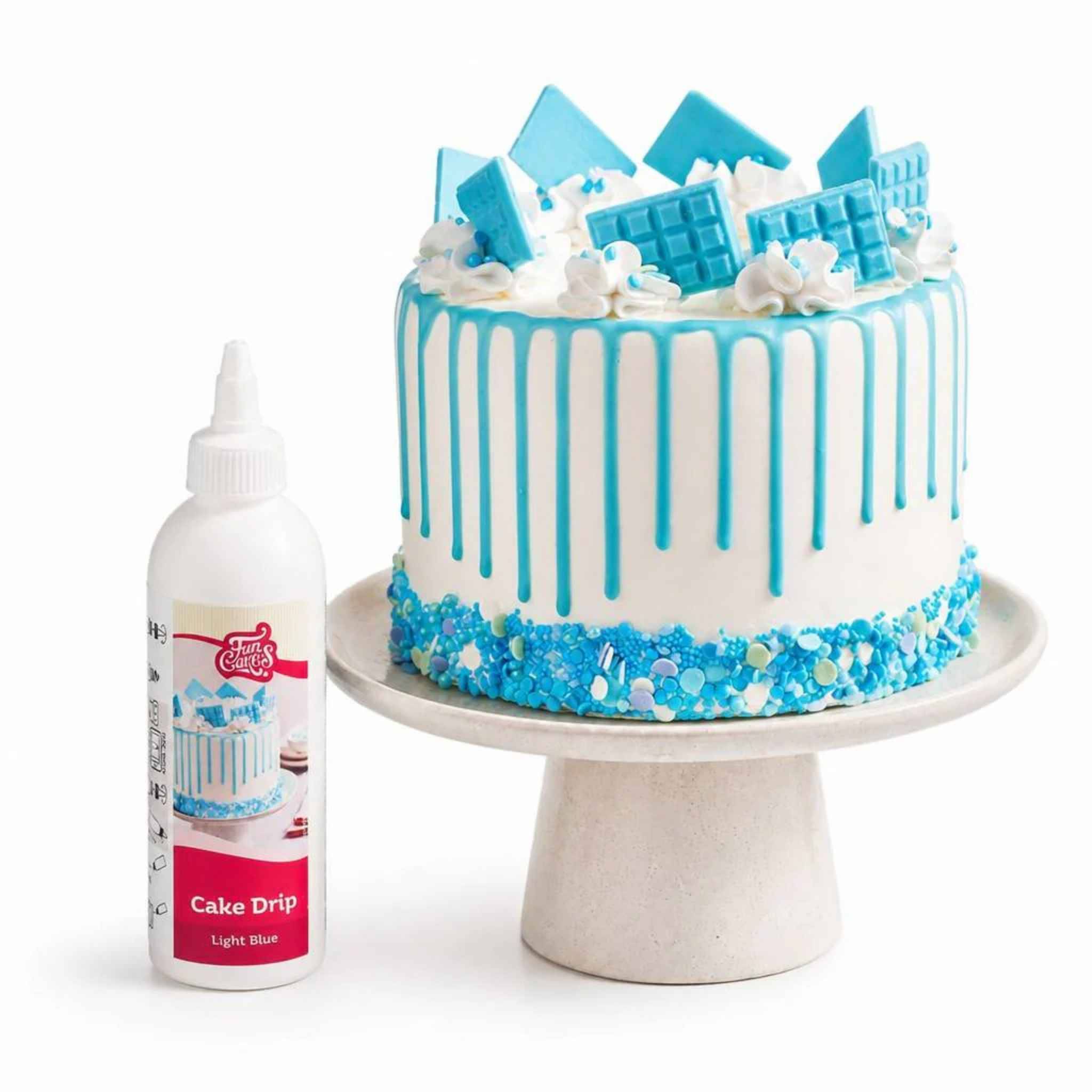 FunCakes Cake Drip -Lys blå- 180g