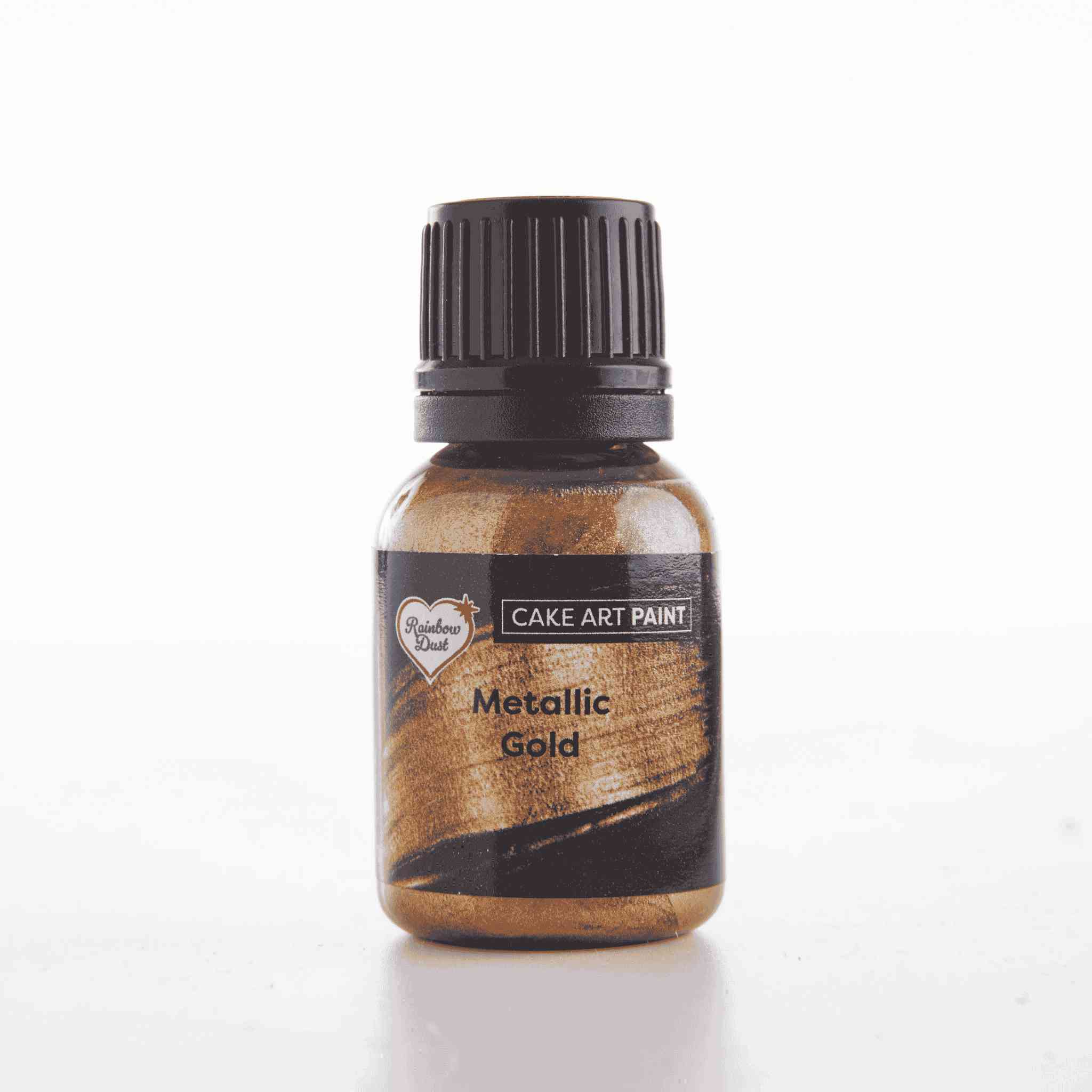 Spiselig Maling Metallisk Gull 25ml