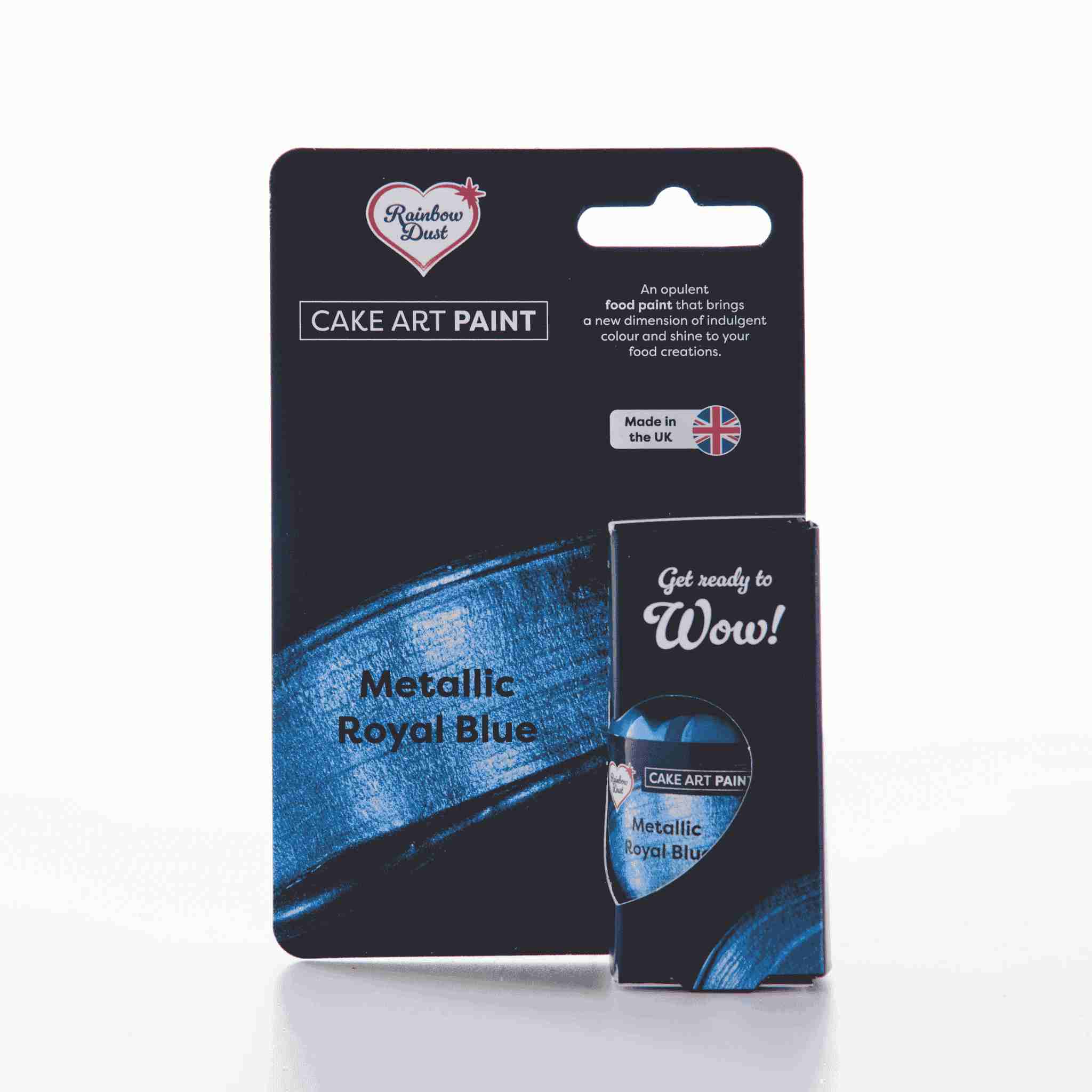Spiselig maling Metallisk Kongeblå 25ml