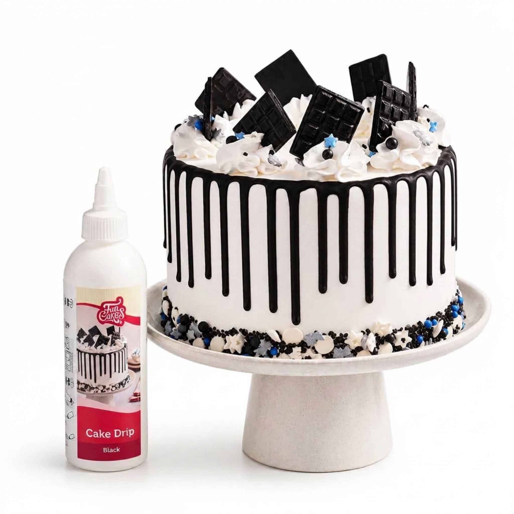 FunCakes Cake Drip -Svart- 180g