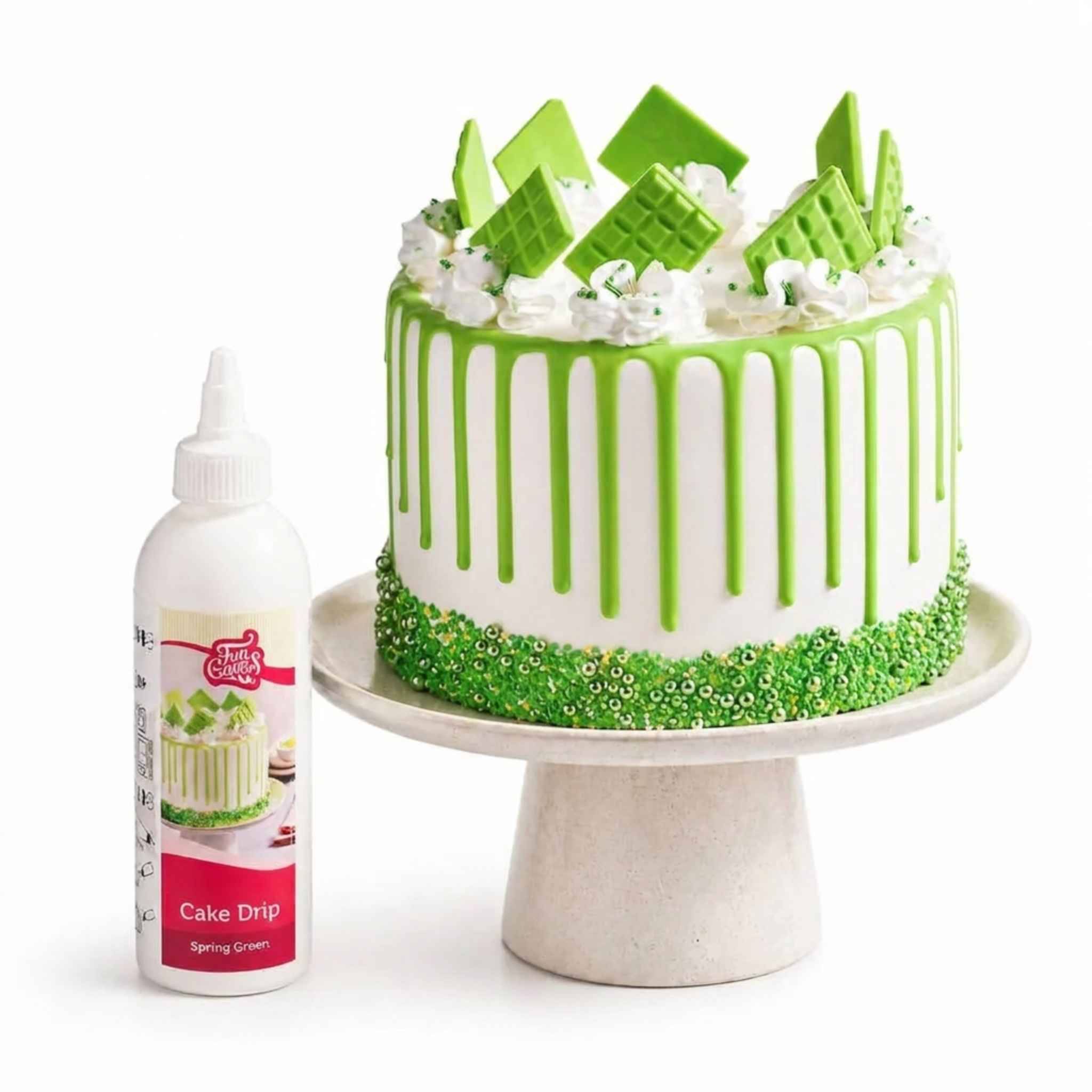 FunCakes Choco Drip -Vårgrønn- 180g
