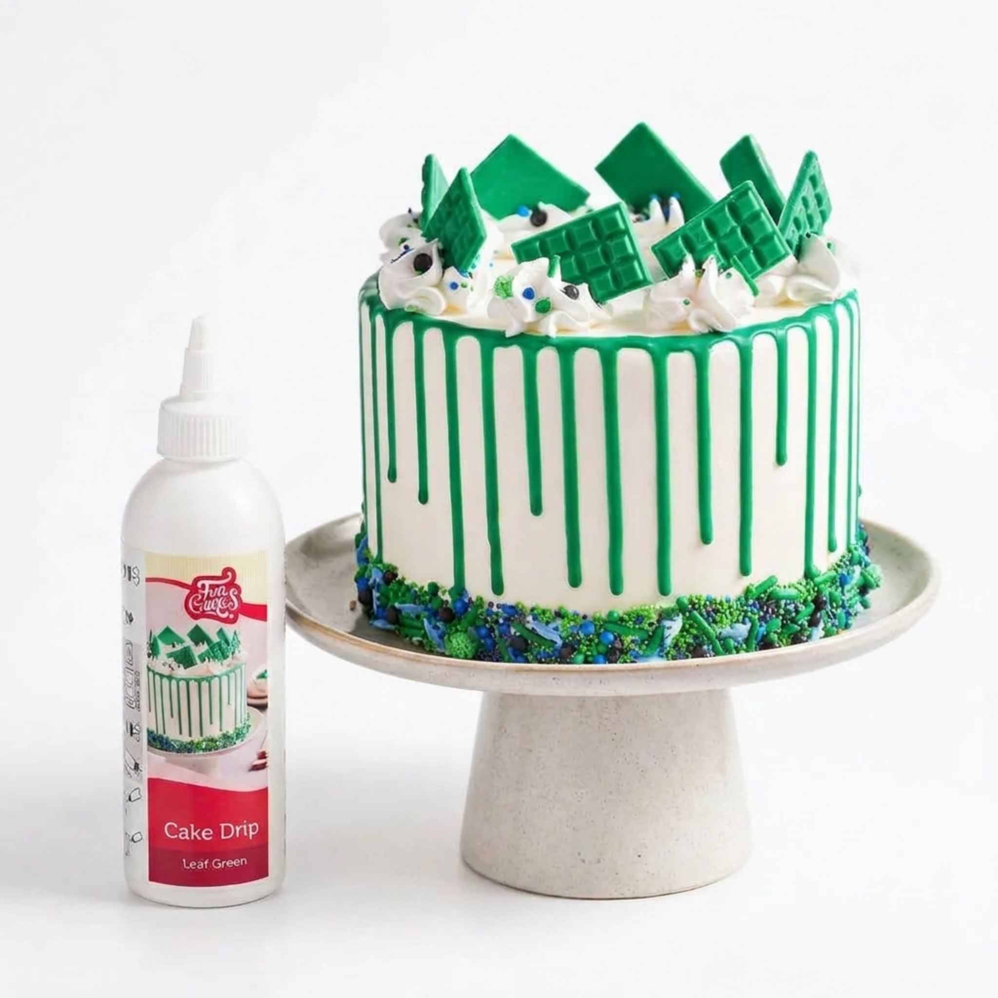 FunCakes Cake Drip -Bladgrønn- 180g