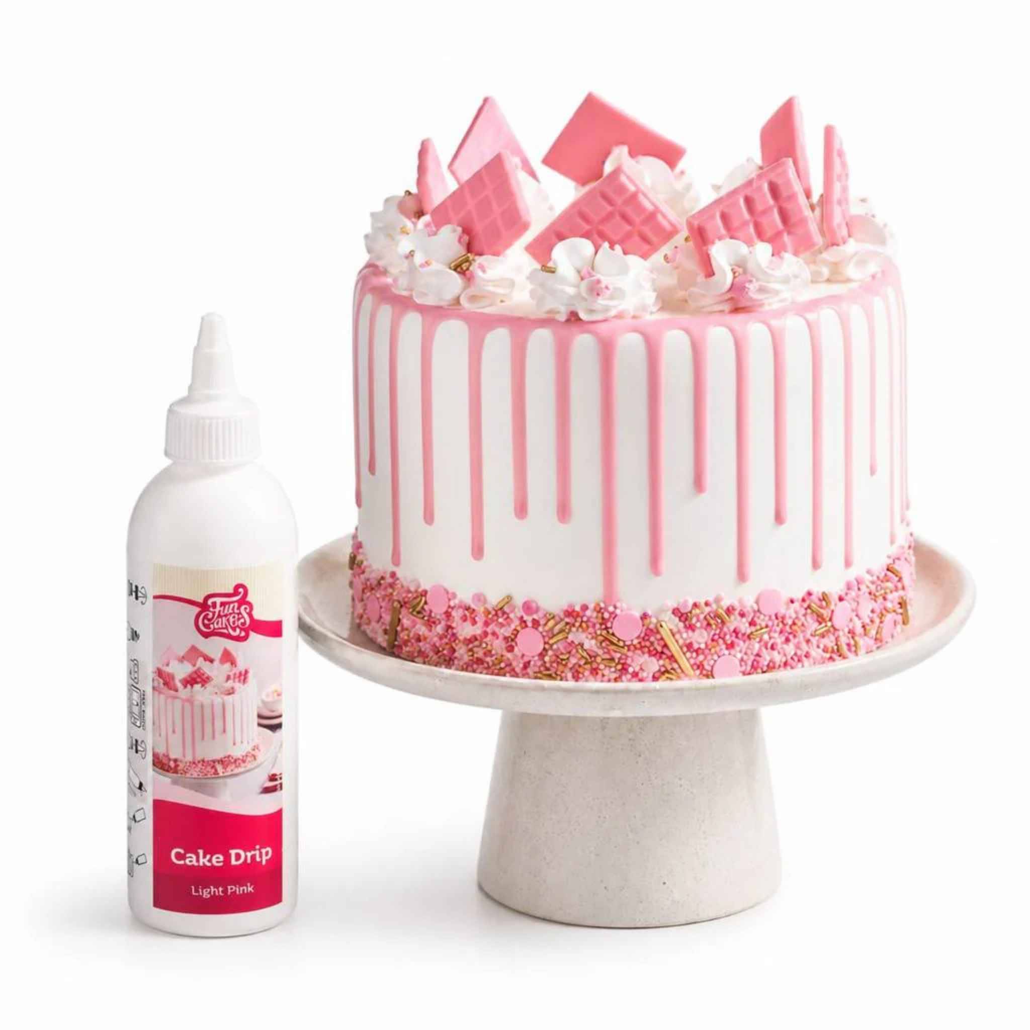FunCakes Cake Drip -Rosa- 180g