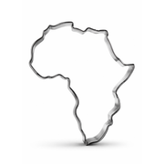 Pepperkakeform Afrika - 11 cm