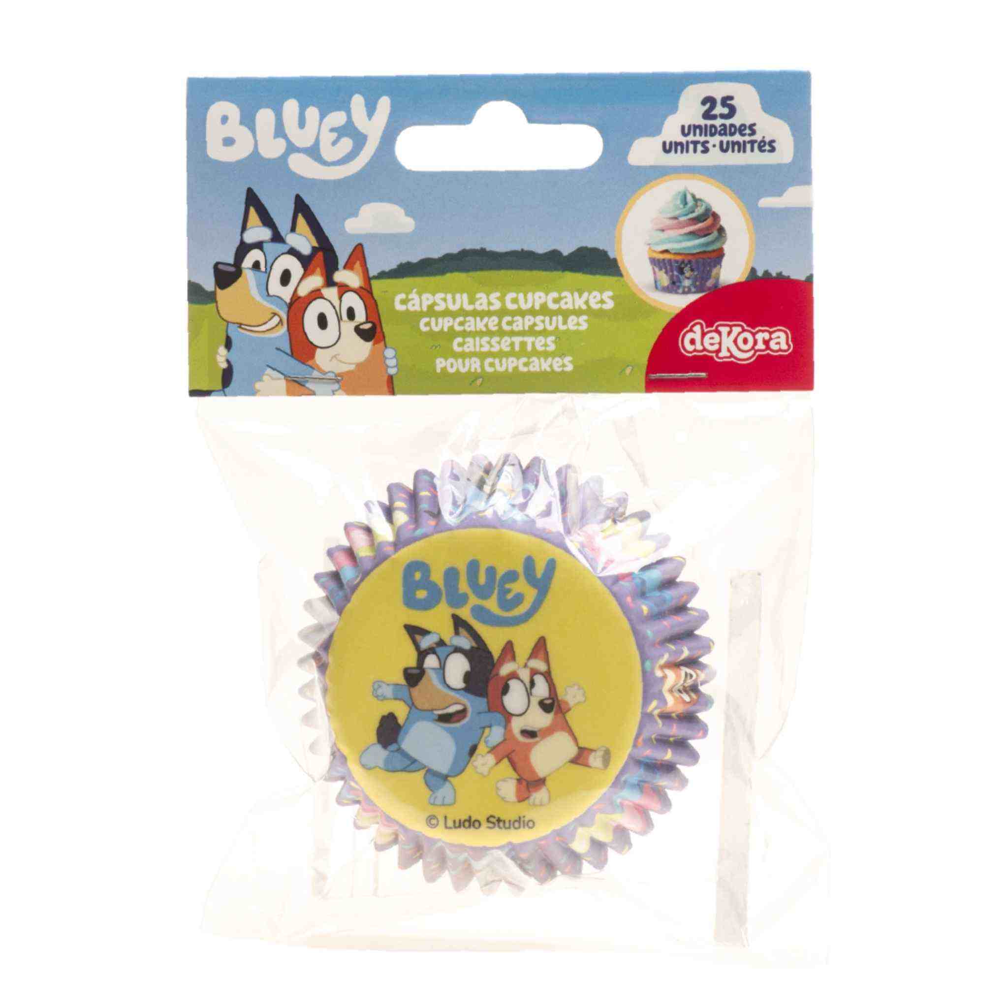 Bluey & Bingo muffinsformer Ø5cm, pk/25