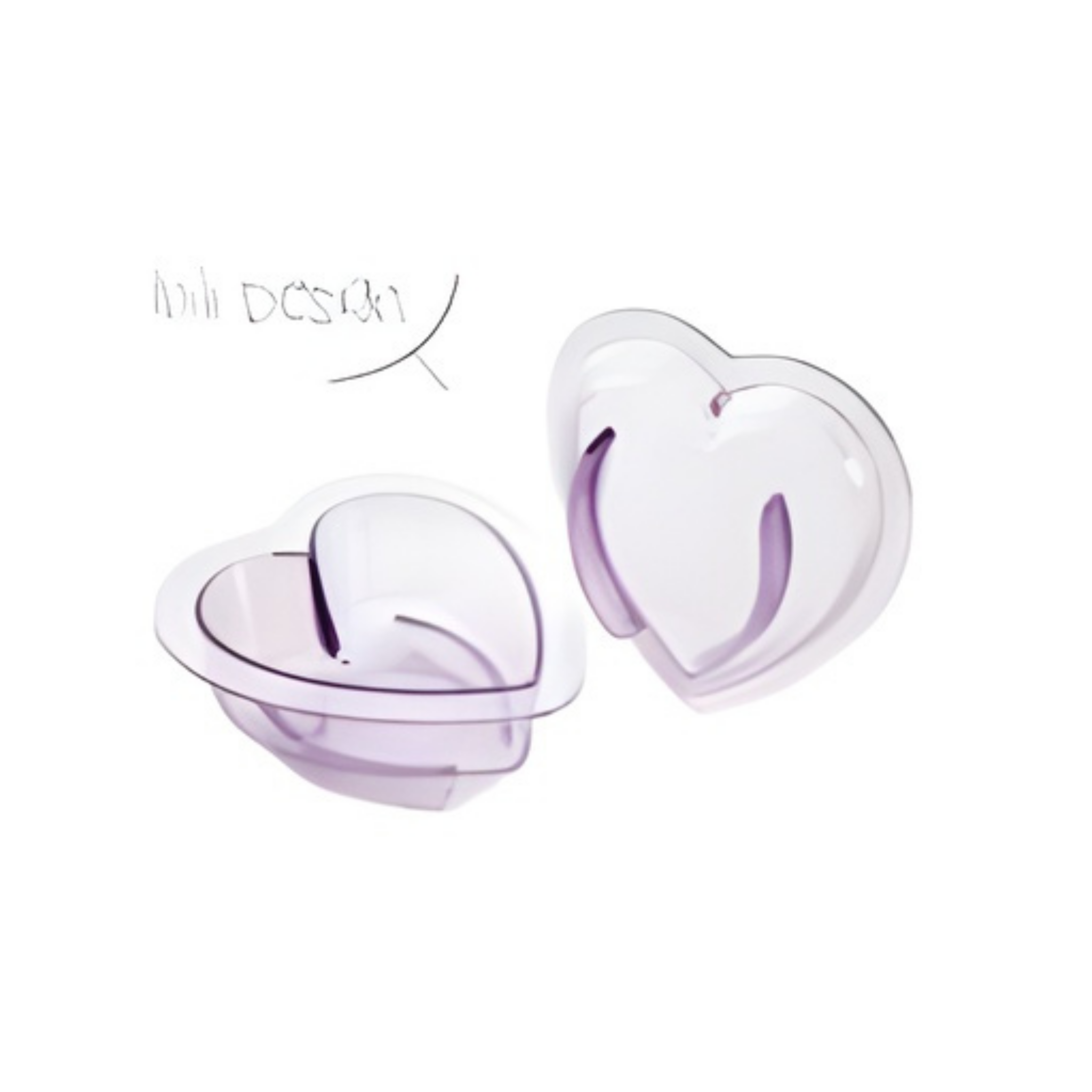 3D Mold Hjerte-formet sjokolade boks