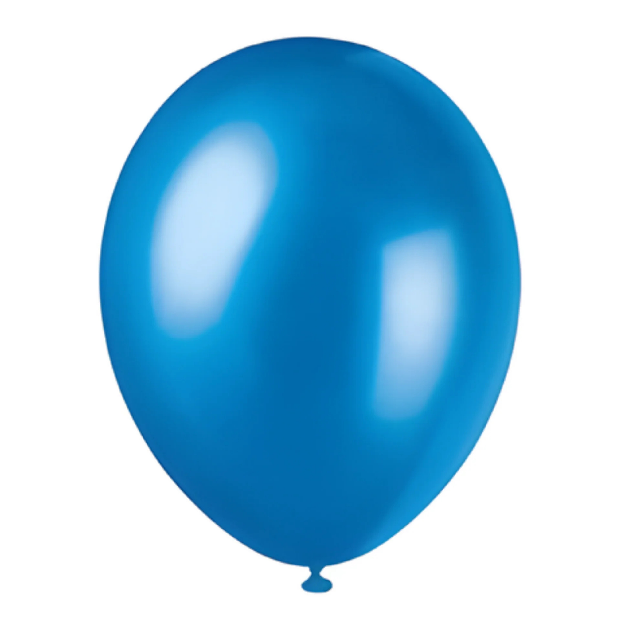 Blå ballonger "cosmic", 50stk, metalliclook