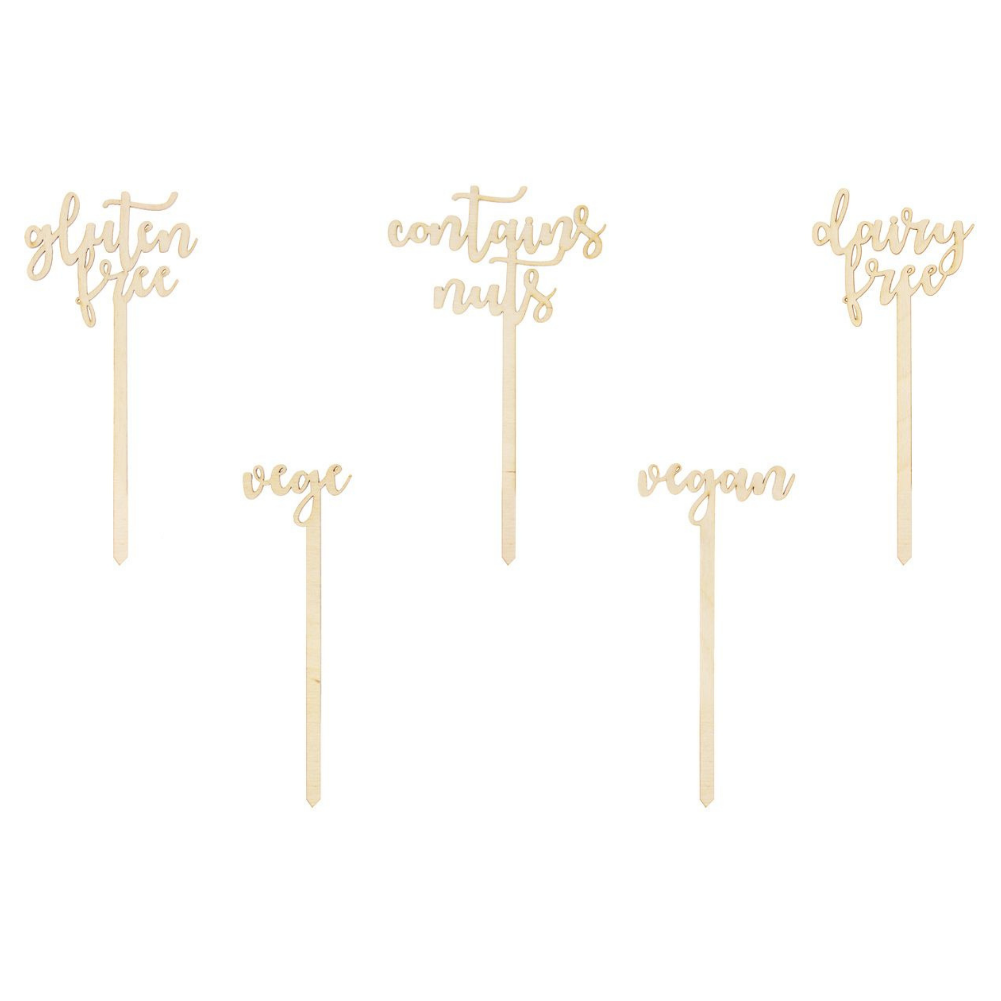 Kaketopper Allergener pk/5