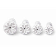 Utstikkersett med ejektor - Blomst 4 stk