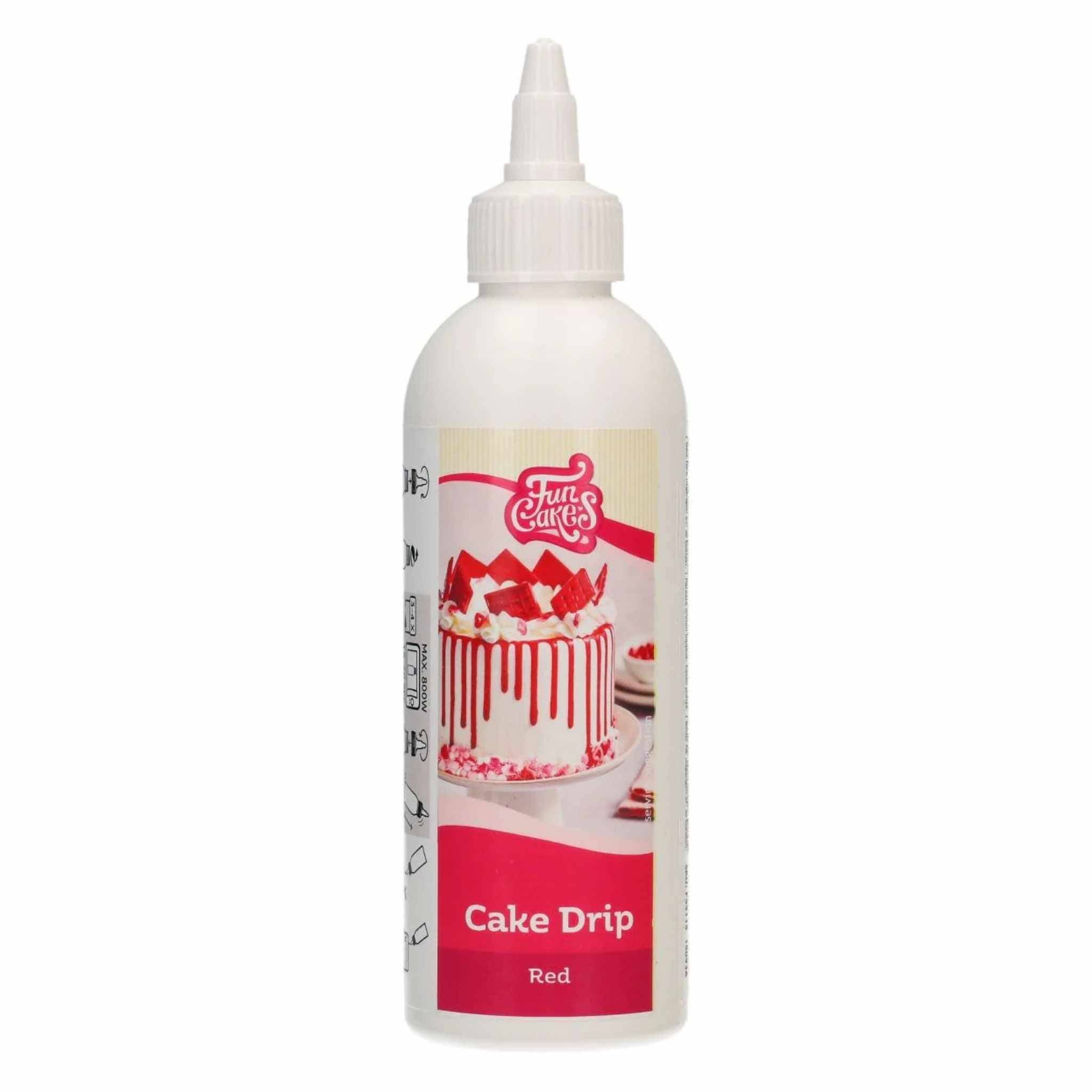 FunCakes Cake Drip -Rød- 180g