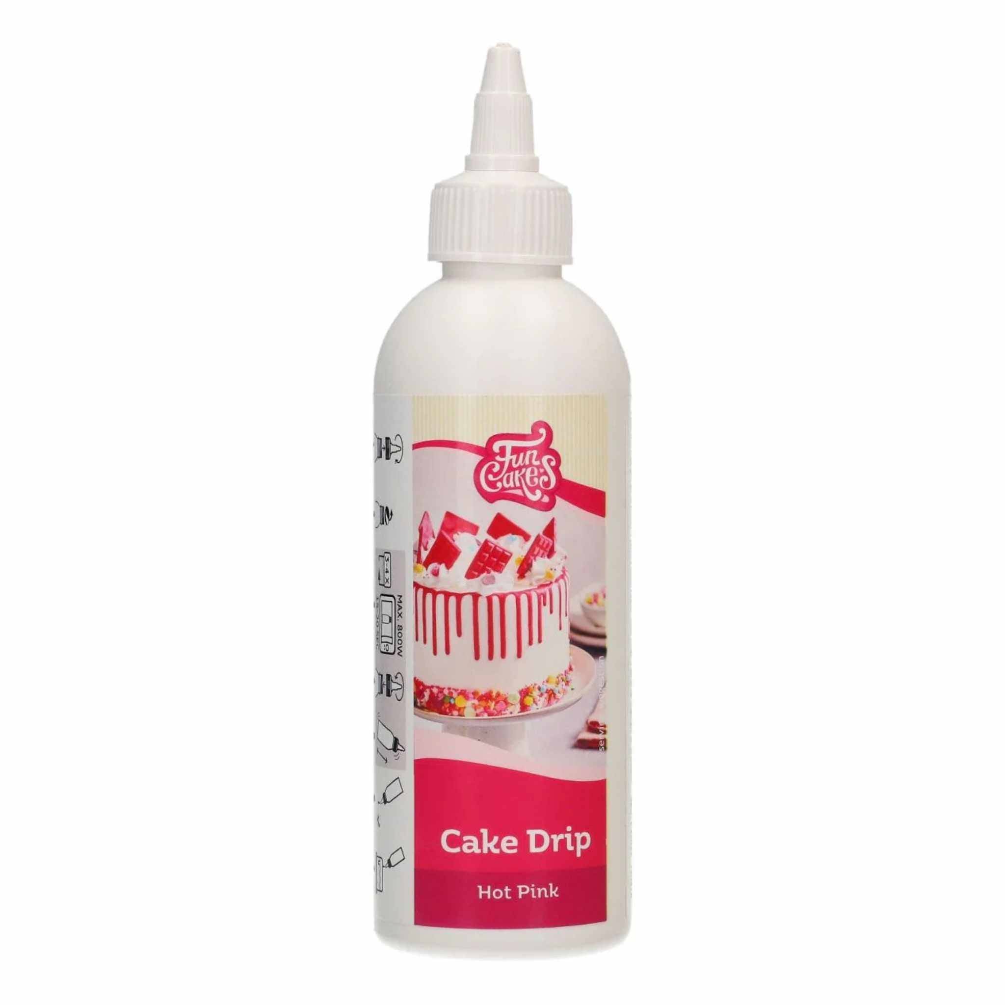 FunCakes Cake Drip -Mørk rosa- 180g