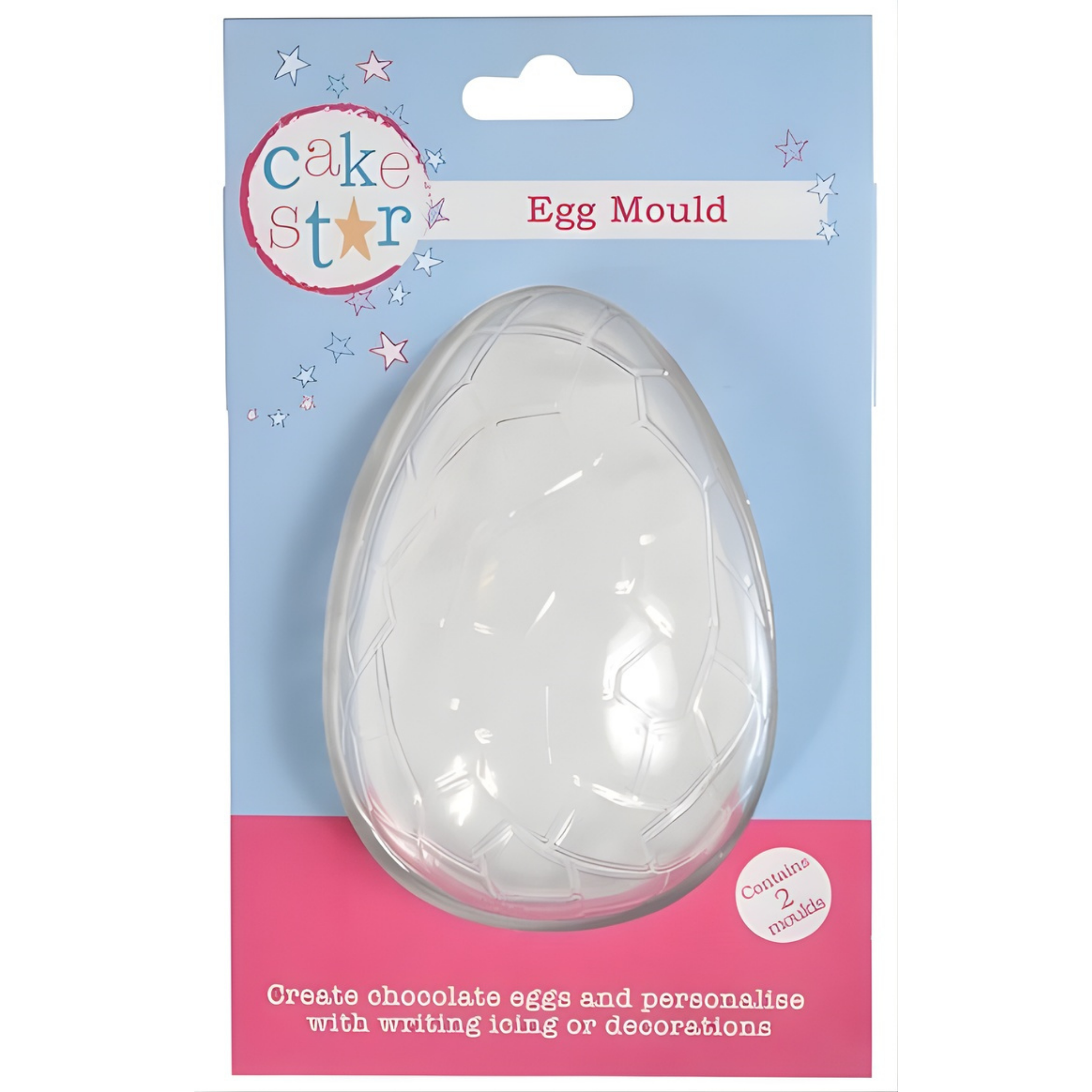 Cake Star Eggeform krakelert, Stor