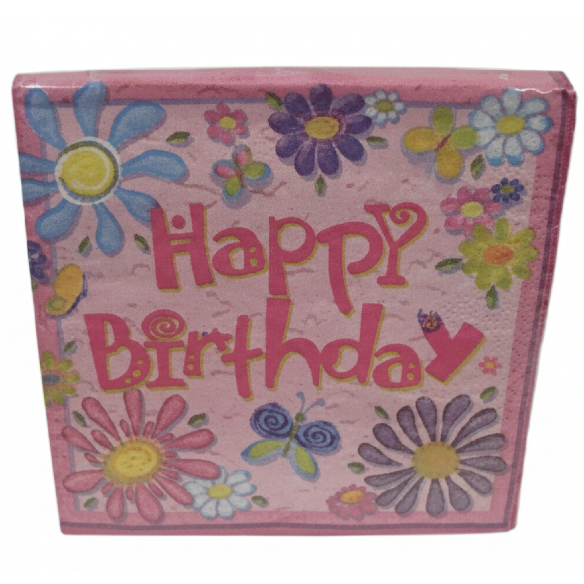 Servietter -Bursdagsblomster- pk/16