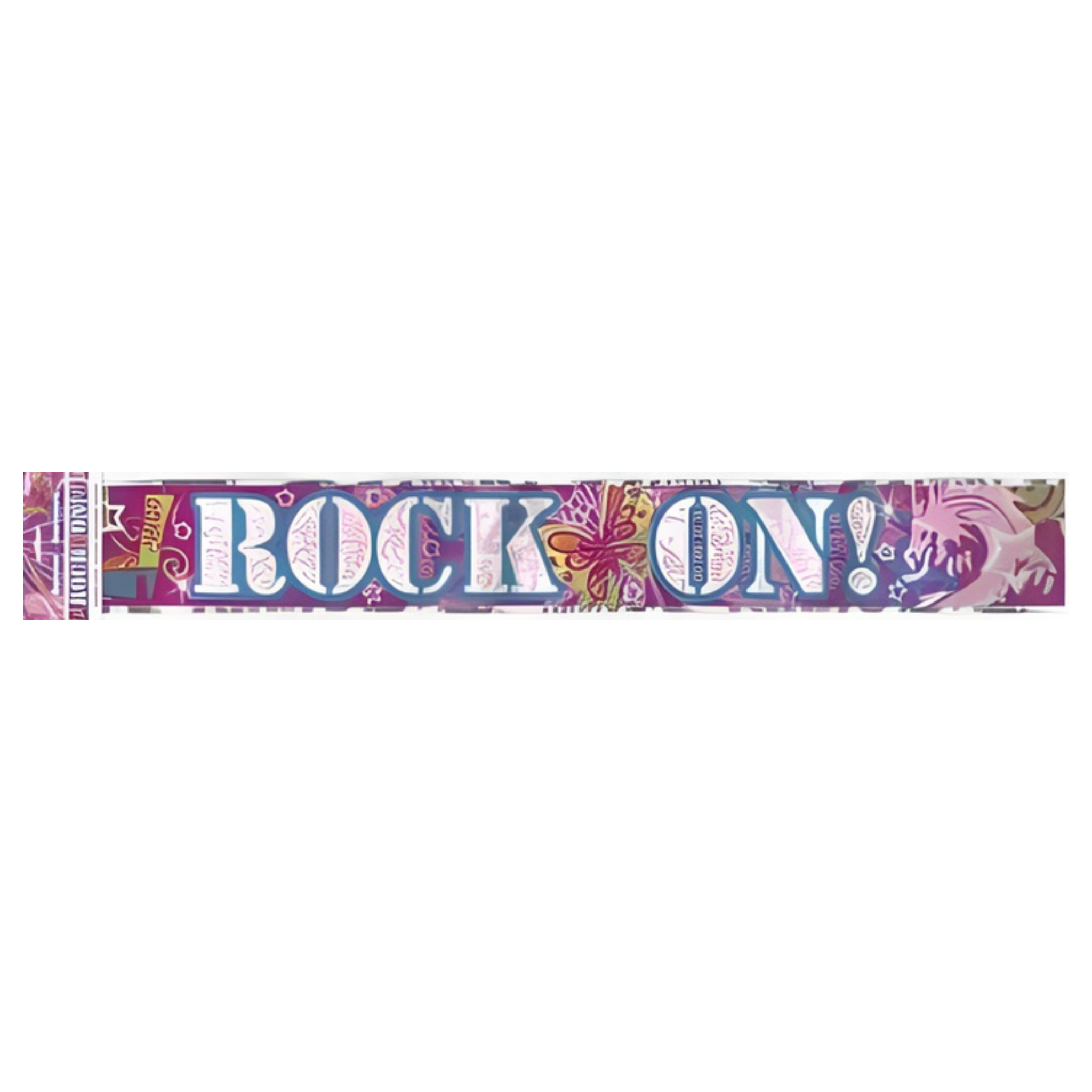 Rock on, banner, 3,65 meter