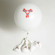 Ballonger, Norske flagg, pk/8