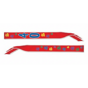 Sash "40", ordensbånd med trykk 40