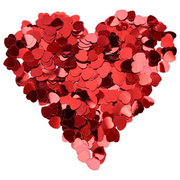 Konfetti, Røde hjerter