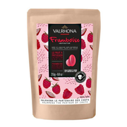 Valrhona Sjokolade m/bringebær 250g