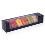 House of Marie Makroneske -Svart/Rosa- Medium