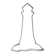 Pepperkakeform fyr - 10 cm Pepperkakeform eller kjeksutstikker formet som et fyr. Størrelse ca 10 cm.  Pepperkakeformer kan ruste og eller bli flekkete om de blir liggende i vann eller fuktig. Derfor anbefaler vi håndvask og god tørking etterpå. Optimalt er tørking av formene i varm stekeovn rett etter bruk. Da holder formene seg best. Om du har kommet i skade for å ha latt disse ligge fuktig, så 